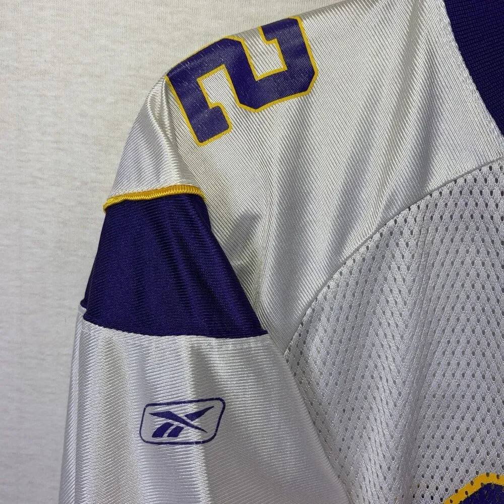 Percy Harvin #12 Minnesota Vikings Jersey Reebok Youth XLarge White NFL